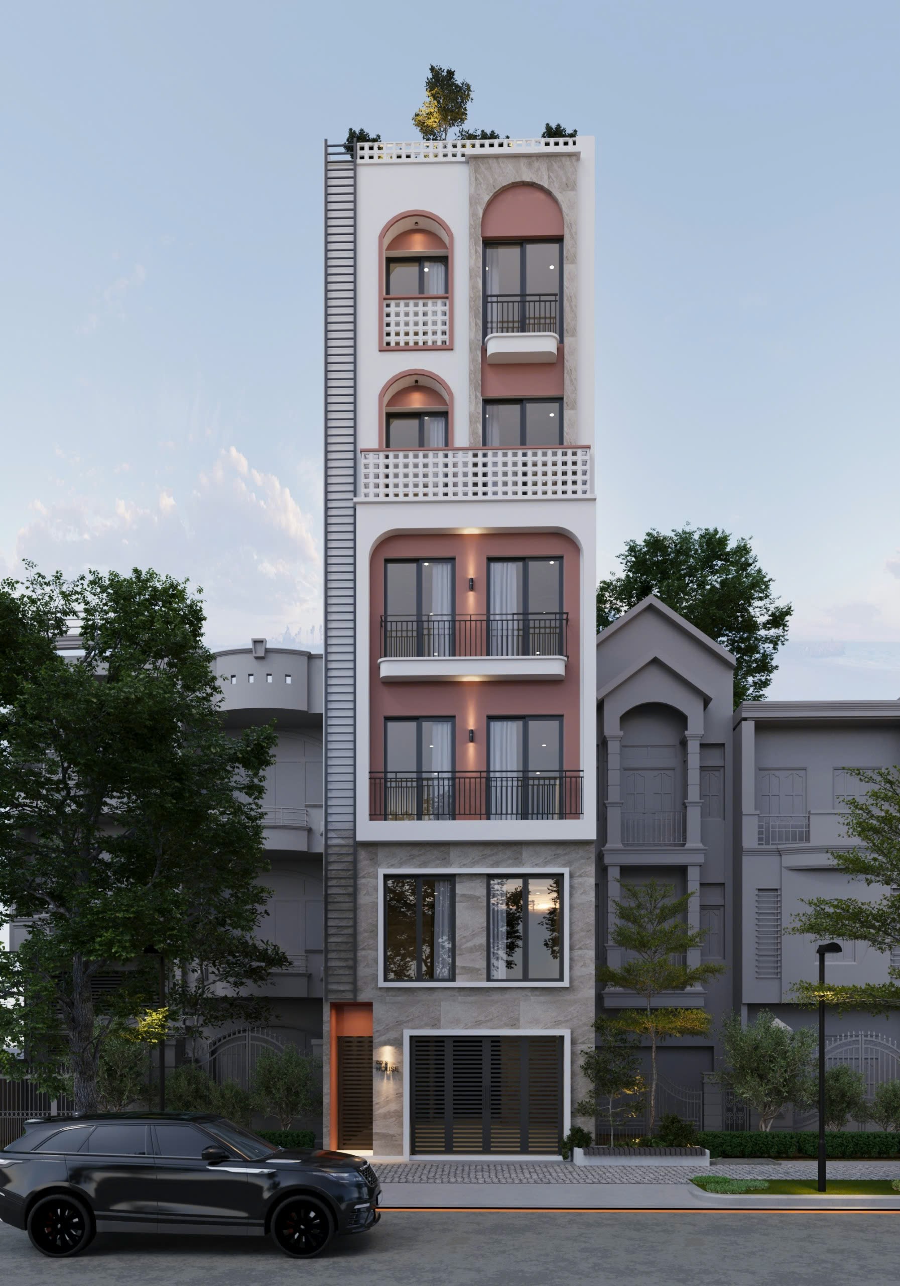 Xây dựng tòa nhà, biệt thự